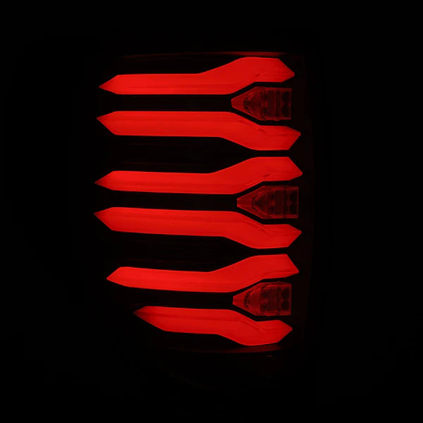 Alpharex 2010-2014 Ford Raptor LUXX-Series LED Tail Lights Black
