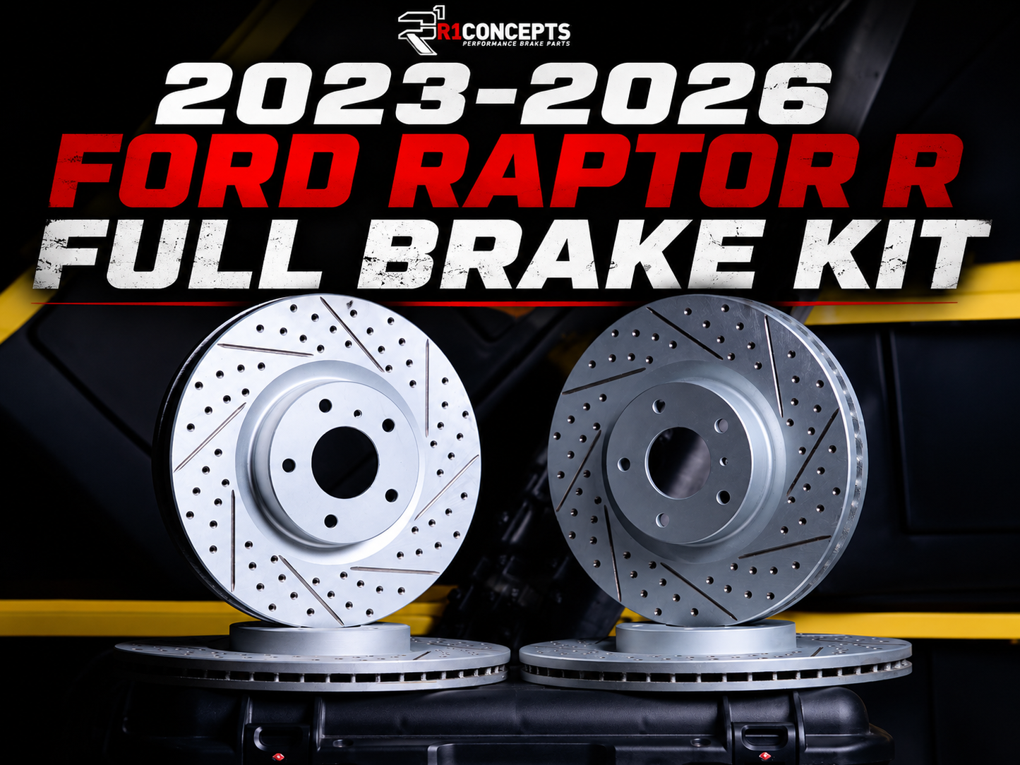 2023-2026 Ford Raptor R Full Brake Kit Package - Front and Rear