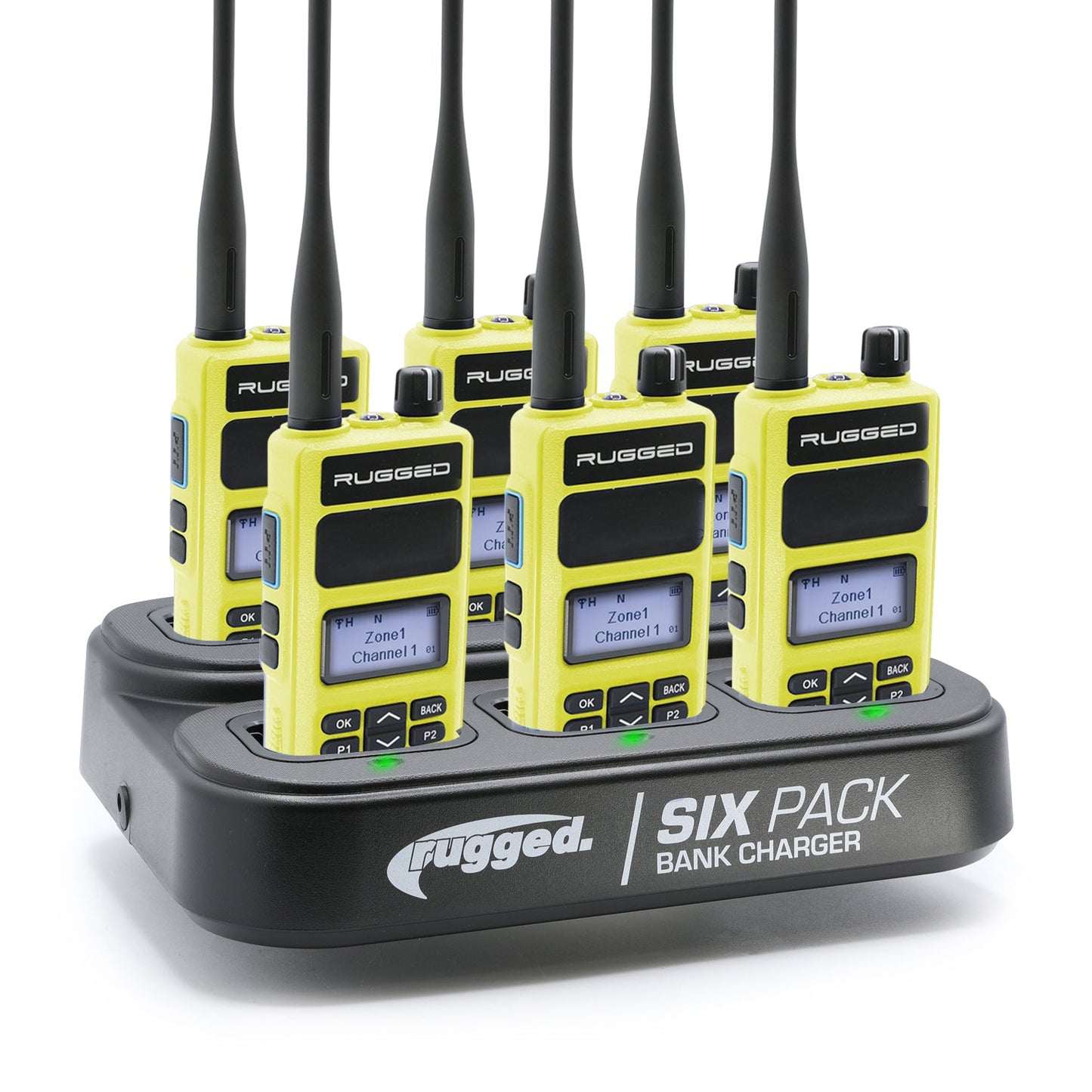 6 PACK - Choose Your Business Band Two Way Handheld Radio RDH-16 - UHF Black
