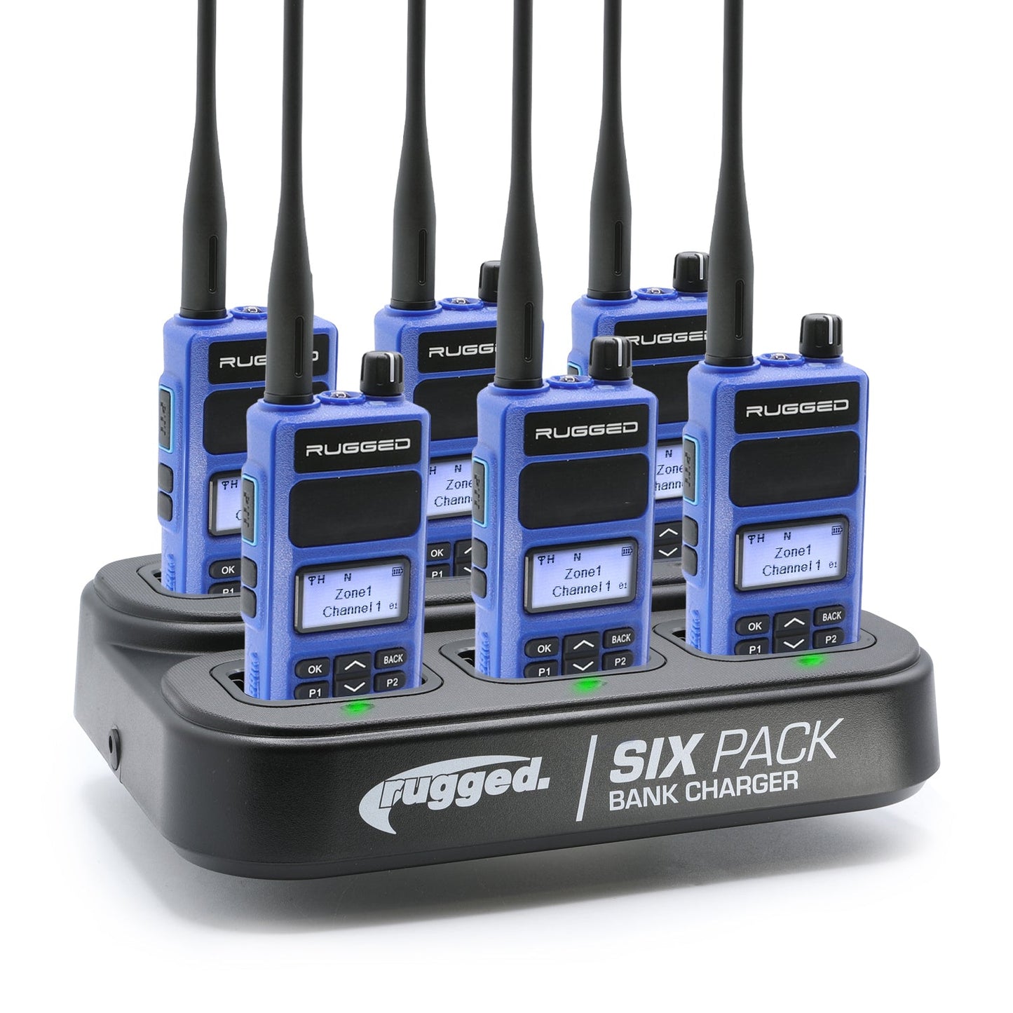 6 PACK - Choose Your Business Band Two Way Handheld Radio RDH-16 - VHF Black