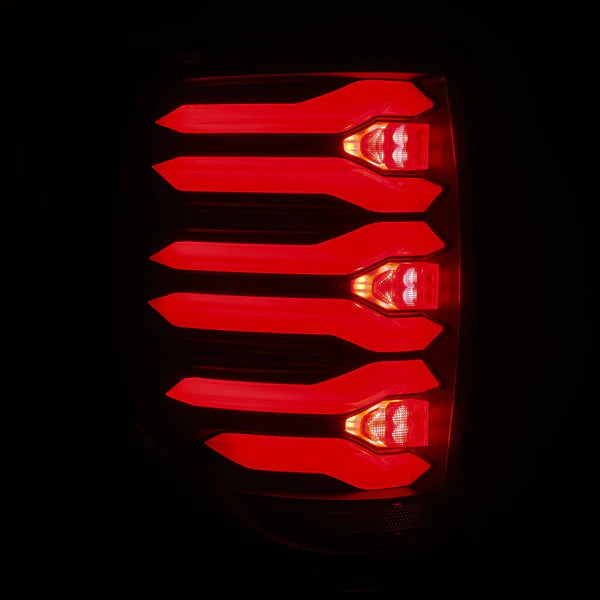 Alpharex 2010-2014 Ford Raptor LUXX-Series LED Tail Lights Black
