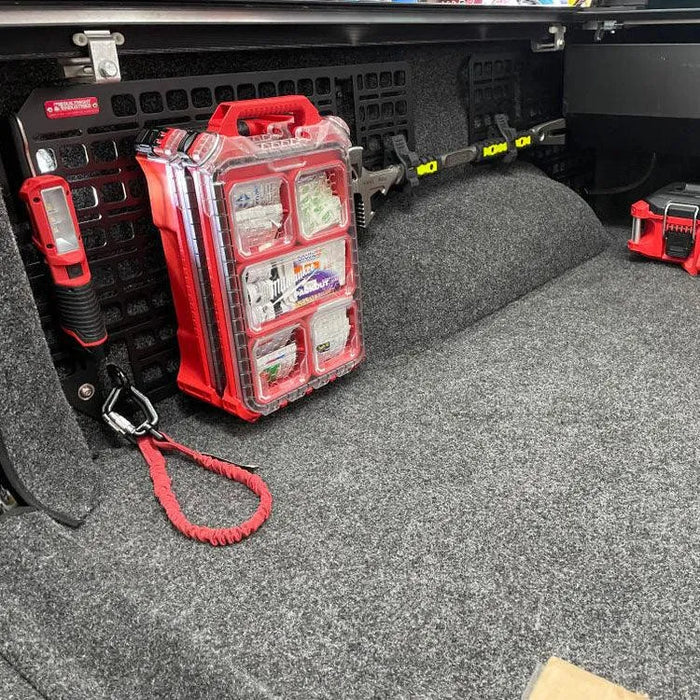 BuiltRight Industries Bedside Rack System - Passenger's Rear Panel | RAM 1500 All (2019+)