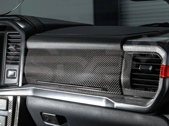 2021+ Ford Raptor/R Carbon Fiber Passenger Side Storage Panel Cover