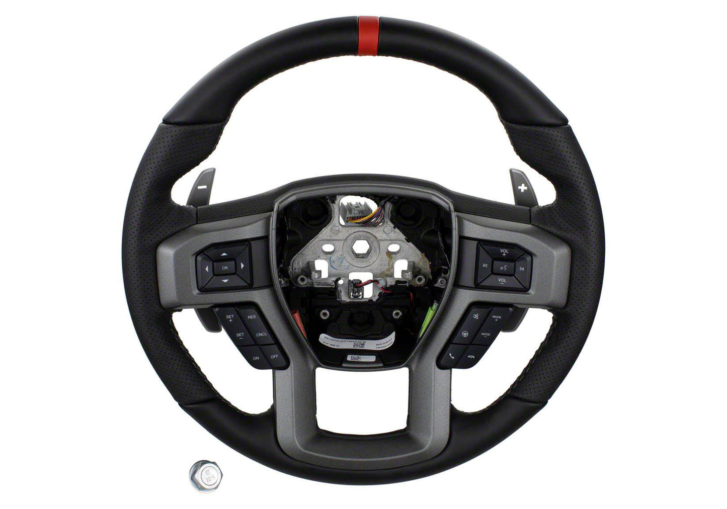 FORD 2017-2020 F-150 RAPTOR PERFORMANCE STEERING WHEEL KIT- RED SIGHTLINE