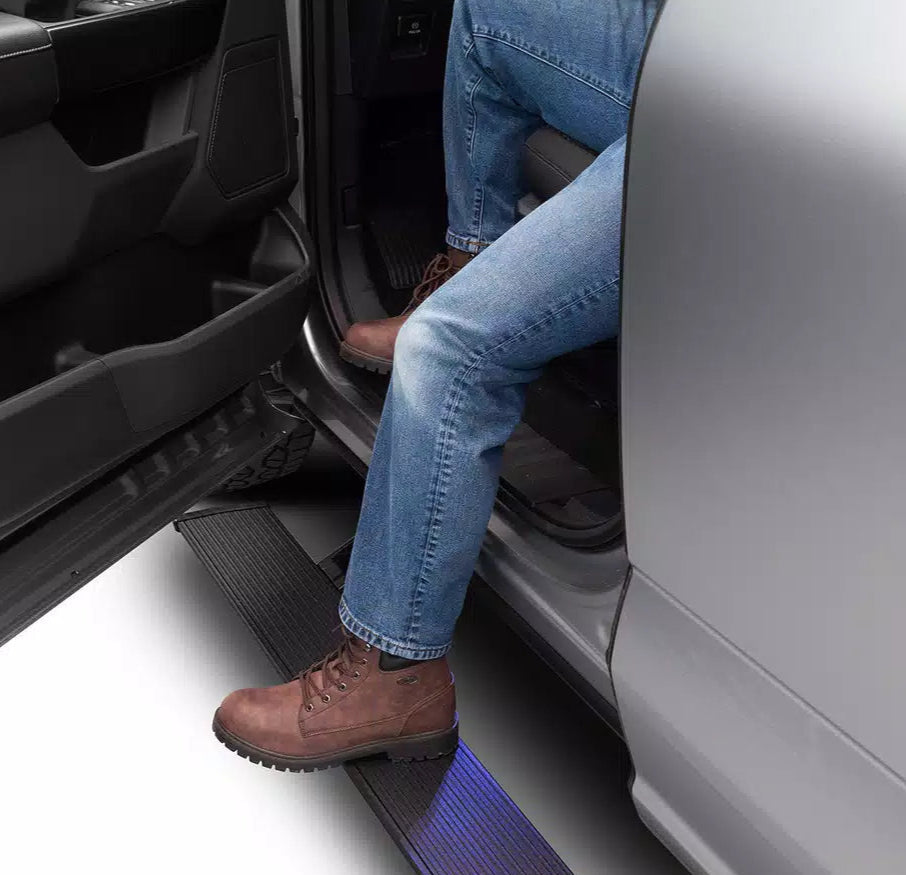 AMP Research 21-25 Ford F150/Raptor PowerStep Plug N Play - Black