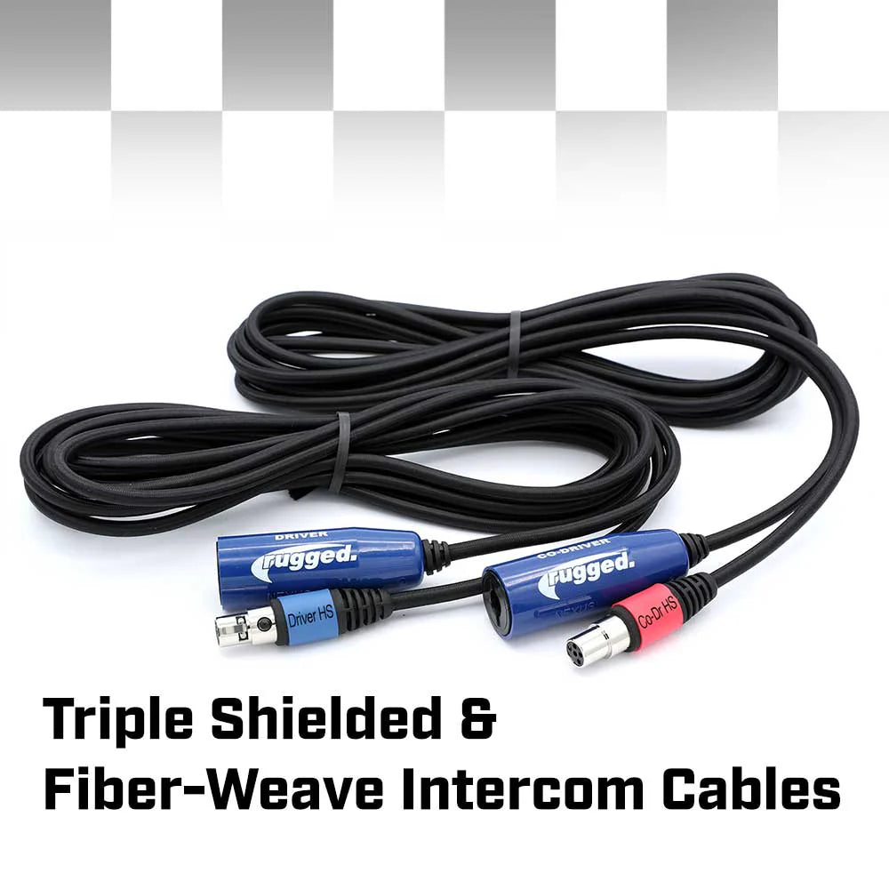 Rugged Radios COMPLETE RACE KIT - Rugged RACE SERIES Communication Kit with M1 Radio and 6100 Intercom