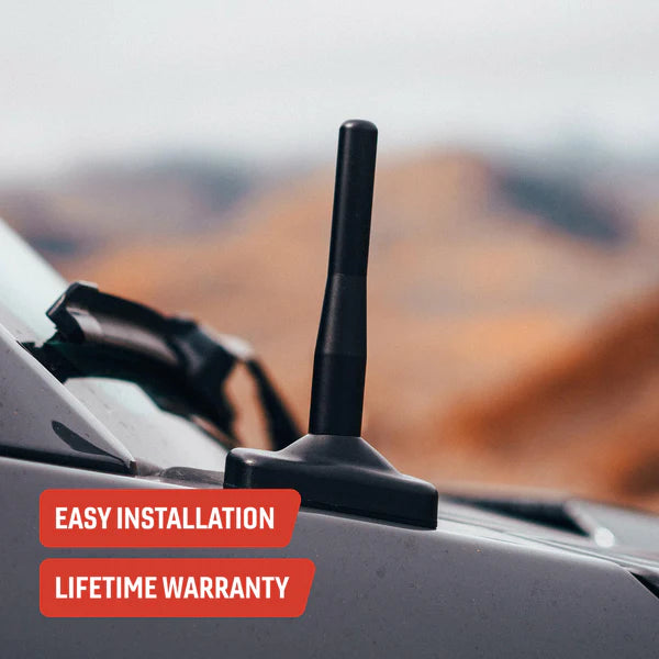 Builtright Industries Perfect-Fit Stubby Antenna - 2017-2020 Raptor