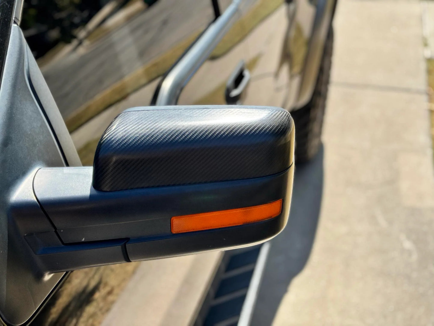 2010-2014 Ford Raptor SVT Replacement Carbon Fiber Mirror Covers