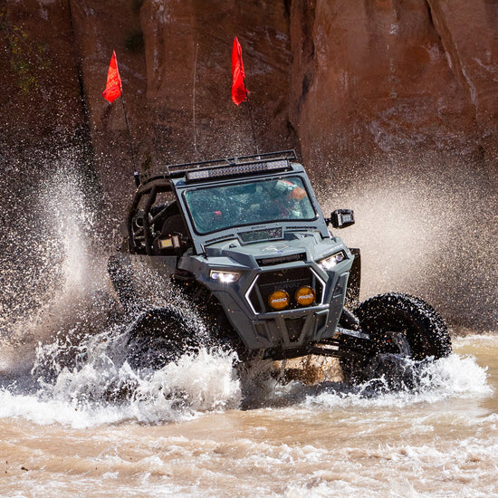 Rugged Radios Radio Kit Plus - M1 RACE SERIES - High Power Waterproof Business Band Mobile Radio Kit with External Speaker
