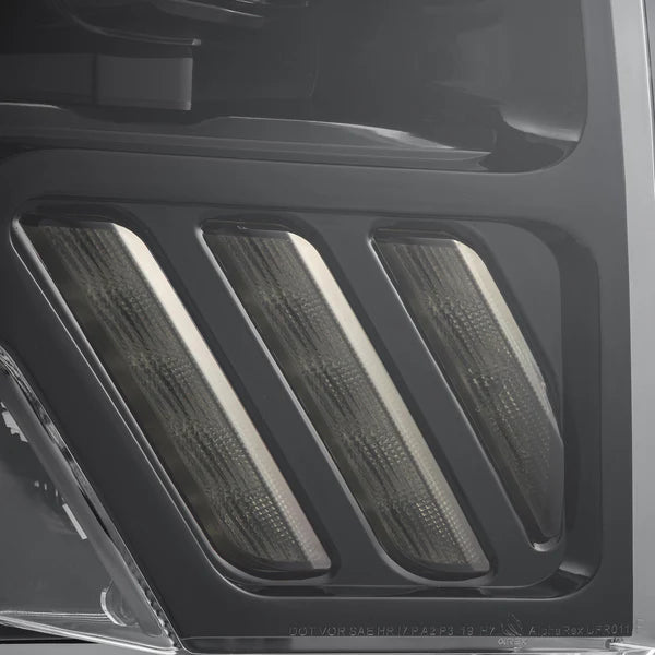 AlphaRex 2010-2014 Ford Raptor MKII LUXX-Series LED Projector Headlights Alpha-Black