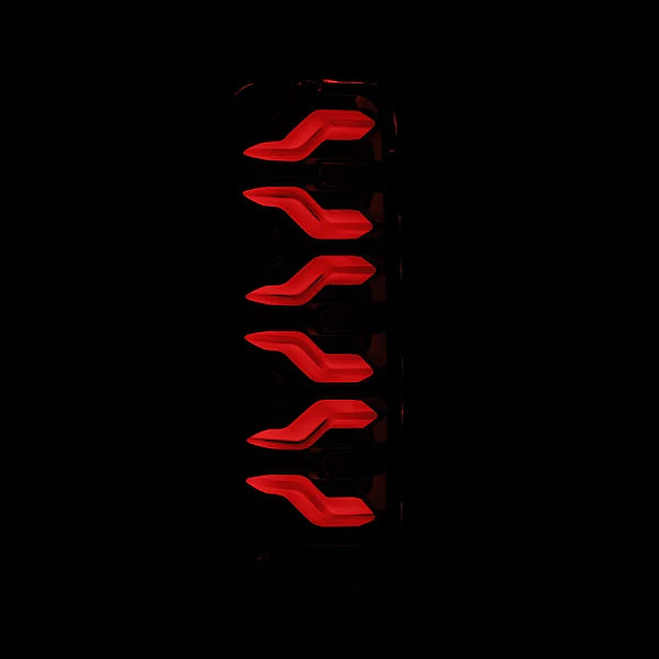 Alpharex 87-96 Ford F-Series/Bronco LUXX-Series LED Tail Lights Alpha-Black