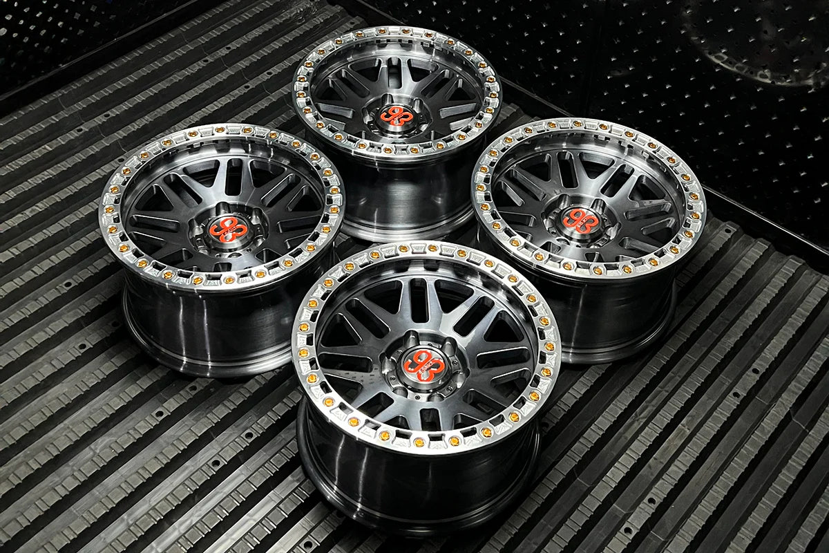 9&3 Wheels FR-01R | 6061-T6 Forged | Simulated Beadlock w/ Removable Ring