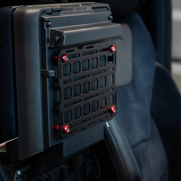 Builtright Industries Center Console MOLLE Tech Plate Kit - Large - Ford Raptor 2017-2025