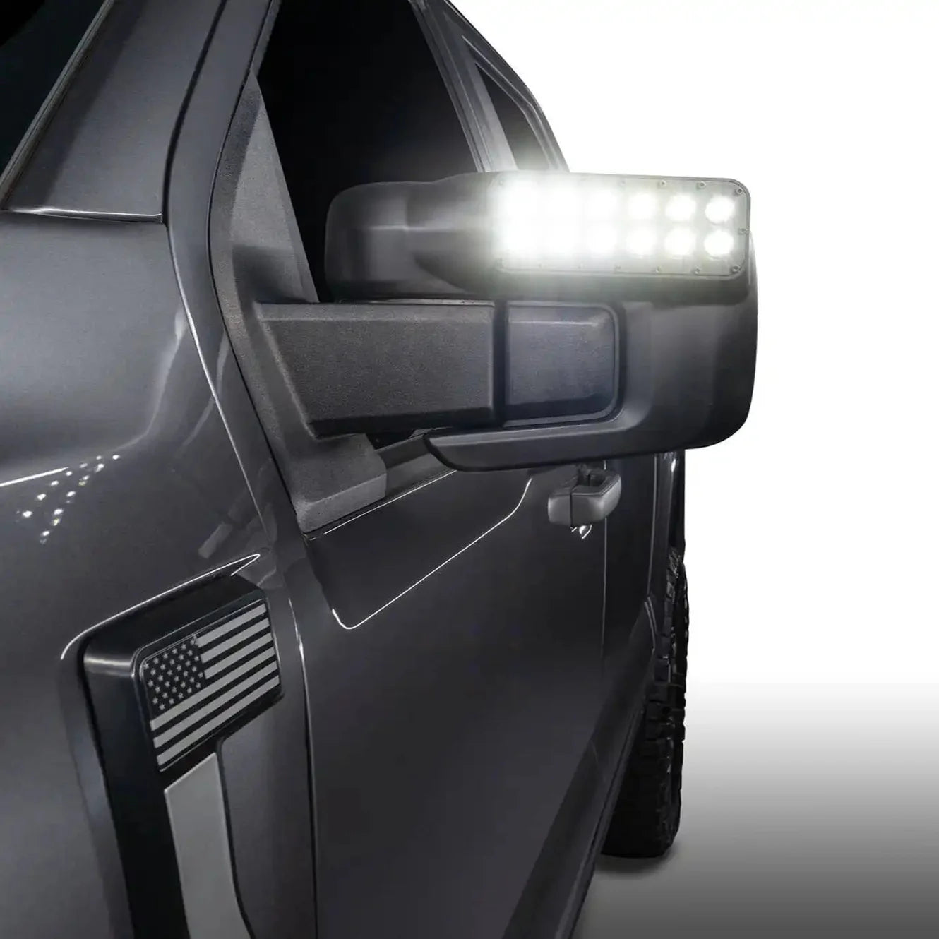 2021-2025 Ford Raptor LED Off-Road Side Mirror Ditch Lights
