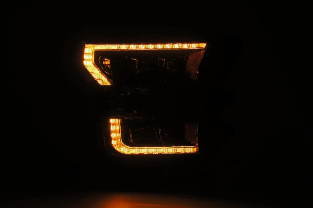 Alpharex 15-17 Ford F150 / 17-20 F150 Raptor NOVA-Series LED Projector Headlights Alpha-Black