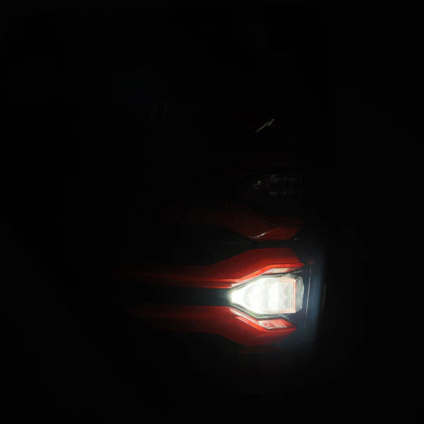 Alpharex 2010-2014 Ford Raptor LUXX-Series LED Tail Lights Black-Red