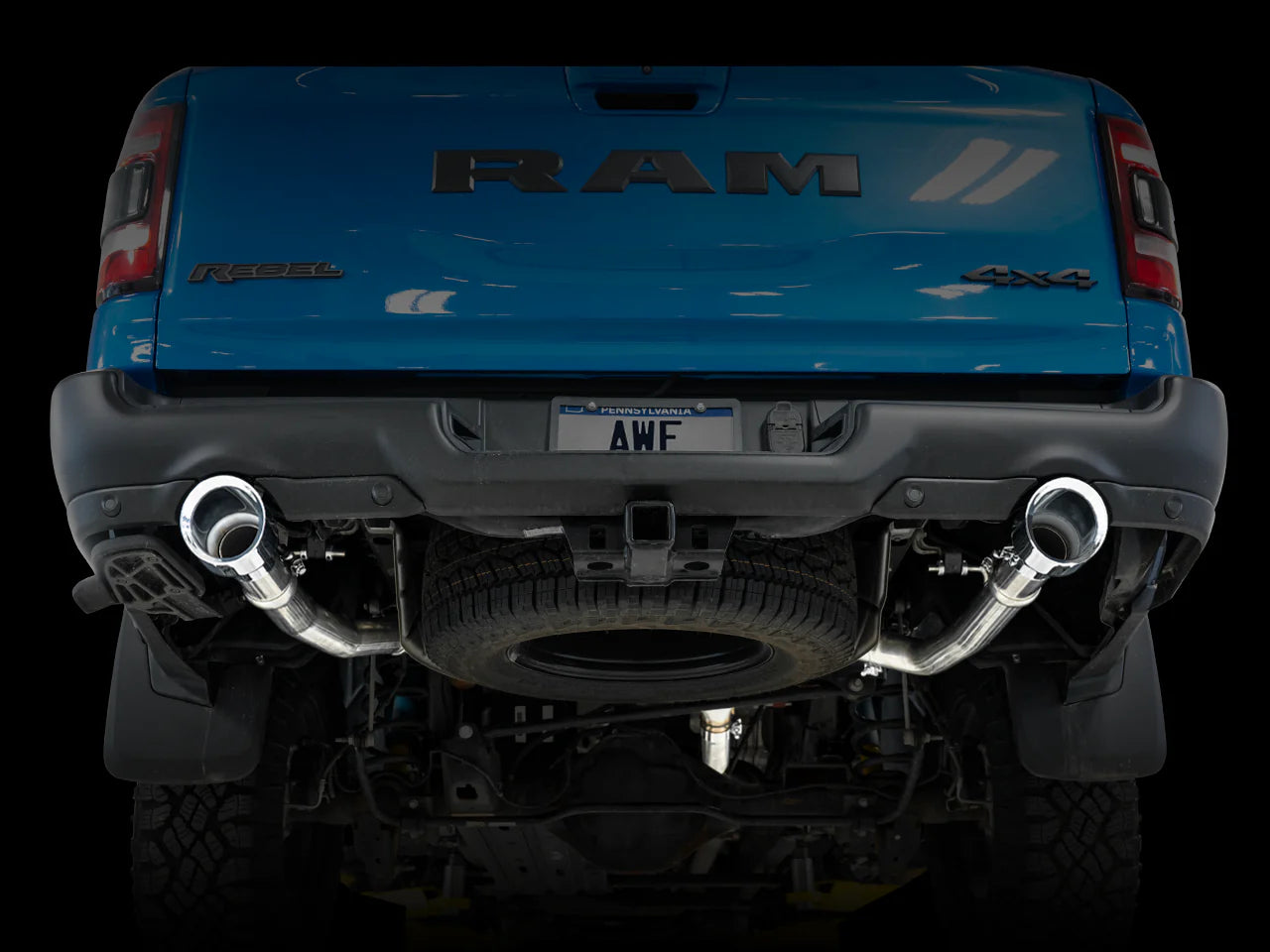 AWE Tuning 19-21 RAM 1500 5.7L (w/Cutouts) 0FG Dual Rear Exit Cat-Back Exhaust
