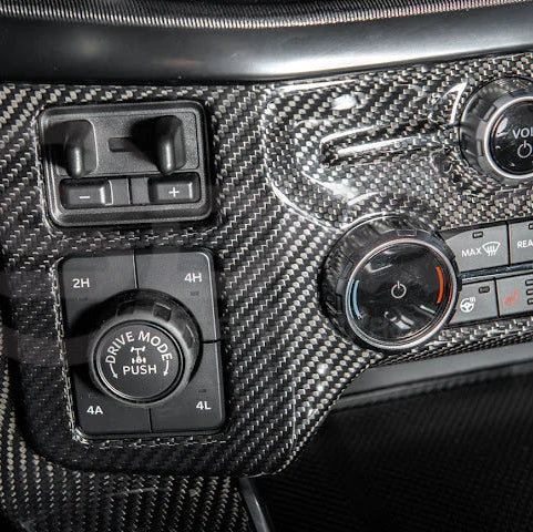 2021+ Ford Raptor/R Carbon Fiber Center Control Panel Cover