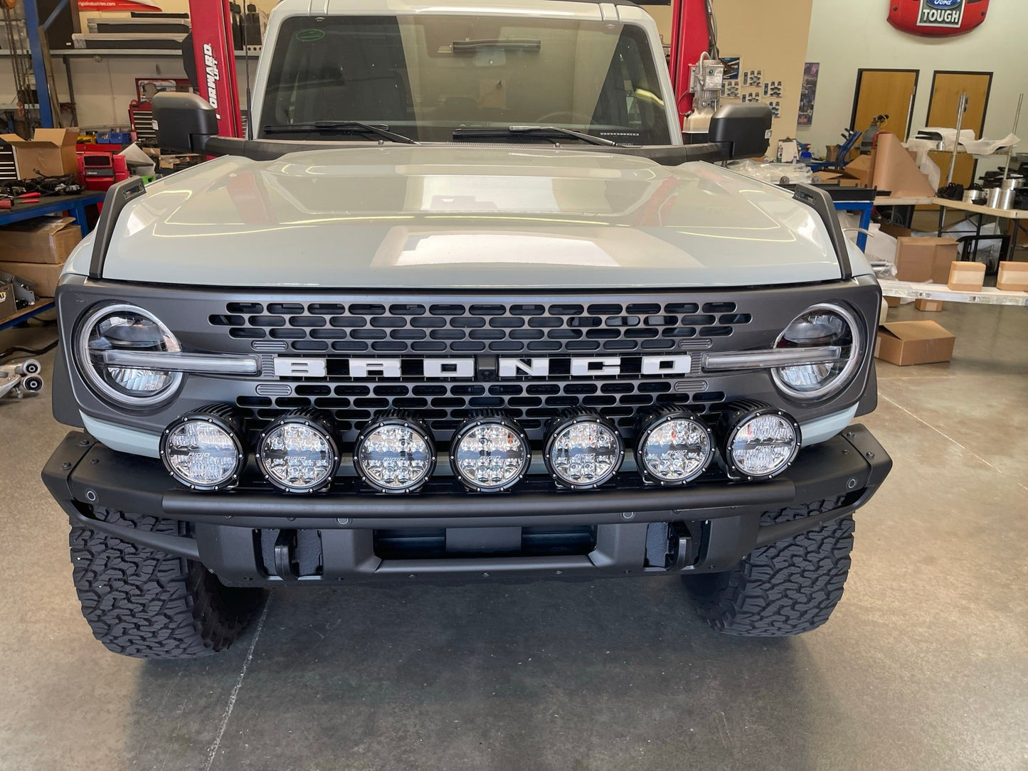 2022 Bronco Raptor Front Light Mount Kit - Use Any Light