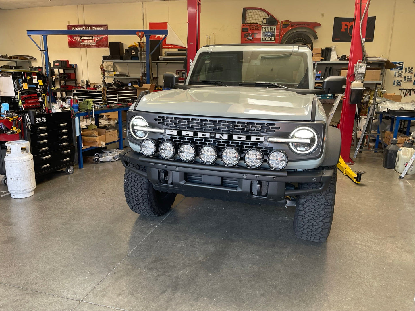 2022 Bronco Raptor Front Light Mount Kit - Use Any Light