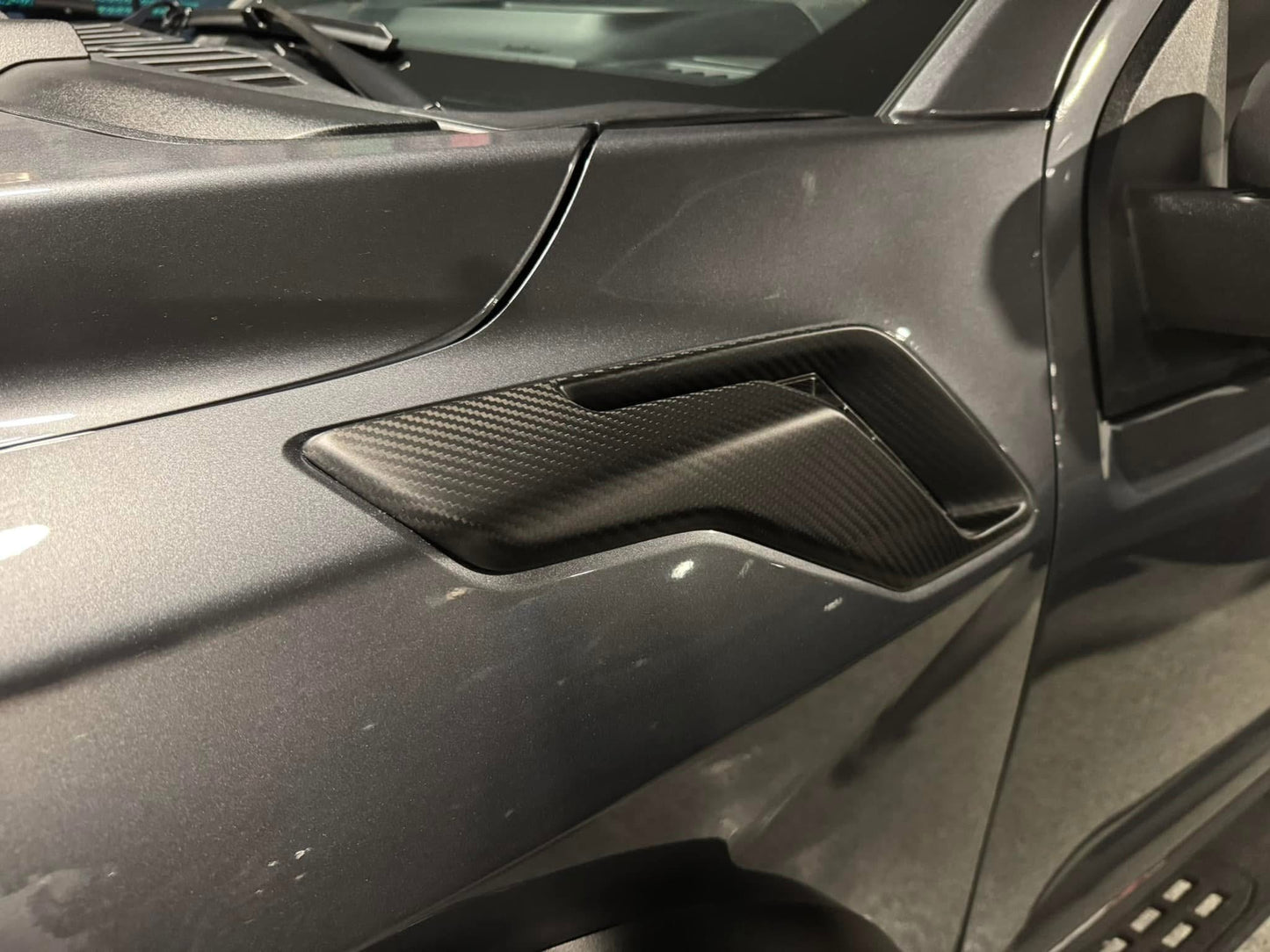 Vorsteiner Ford F-150 Raptor R Fender Side Vents - Carbon Fiber PP 2x2
