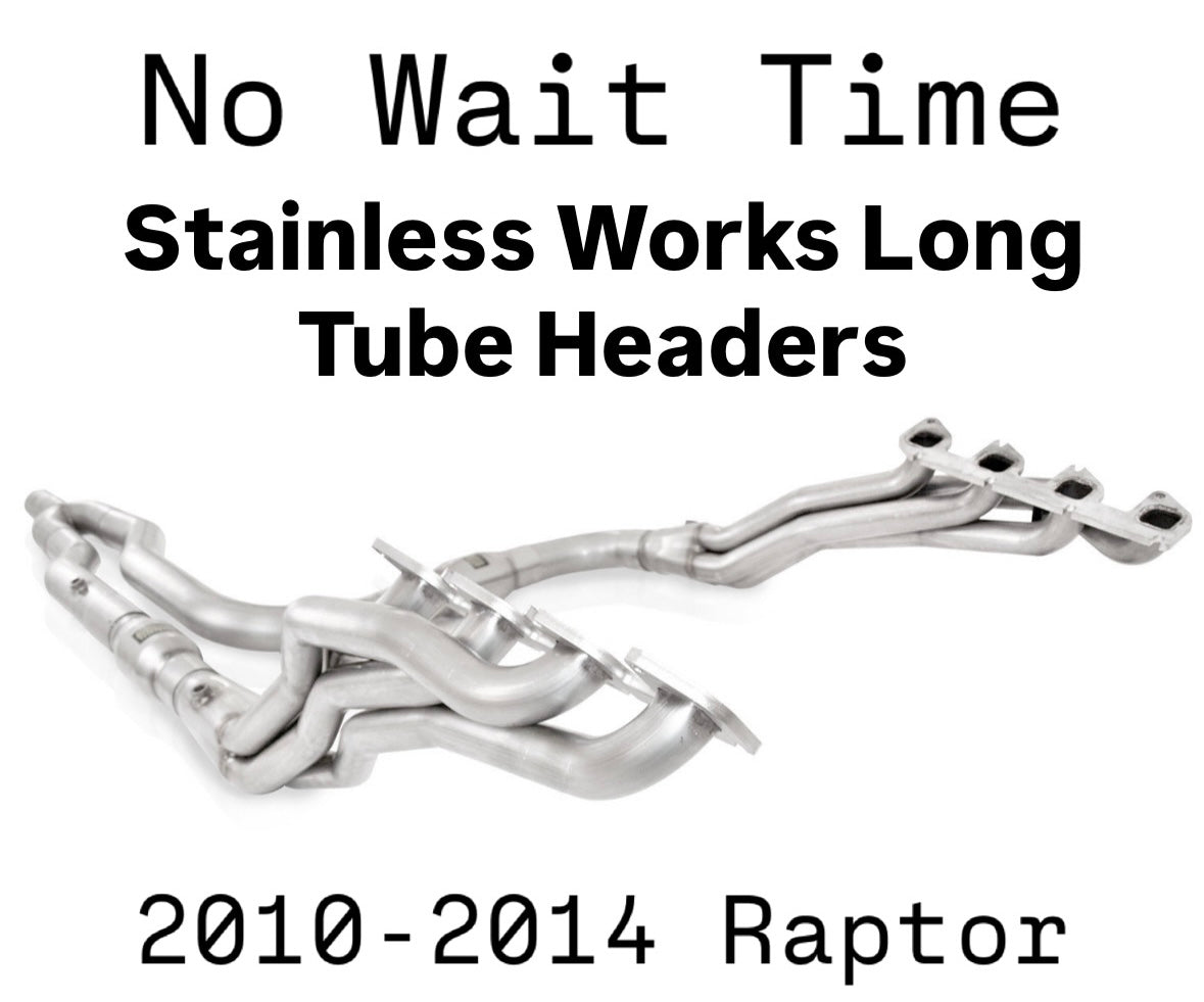 Stainless Works Long Tube Header Kit 2010-2014 Raptor - IN STOCK