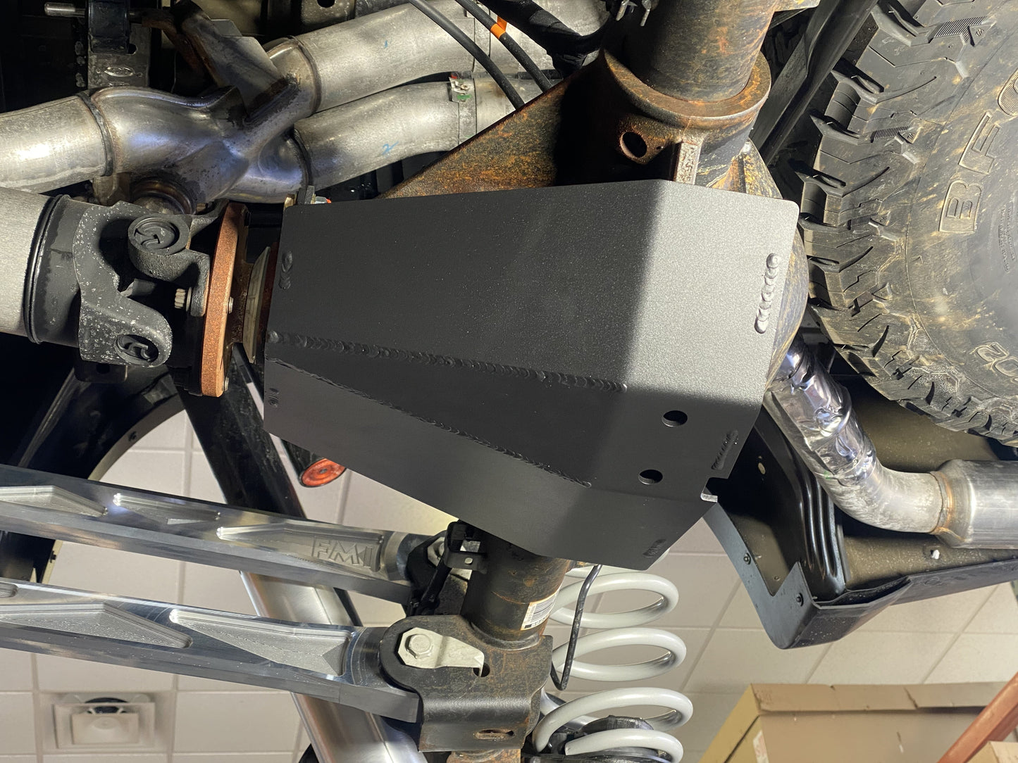 2017- 2025 Raptor Rear Differential Skid Plate Kit