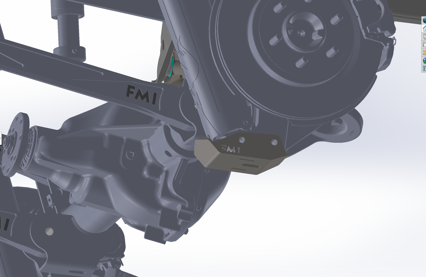 Foutz Ford Raptor/R Rear lower shock skid kit