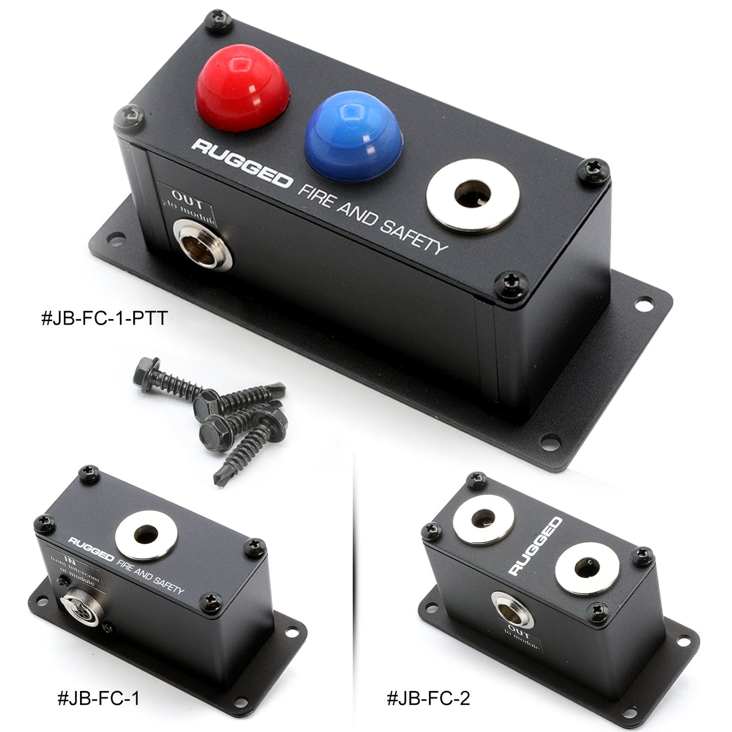 Jack Box Headset Stations for RRP800 Fire & Safety Intercoms Dual Position Jack Box