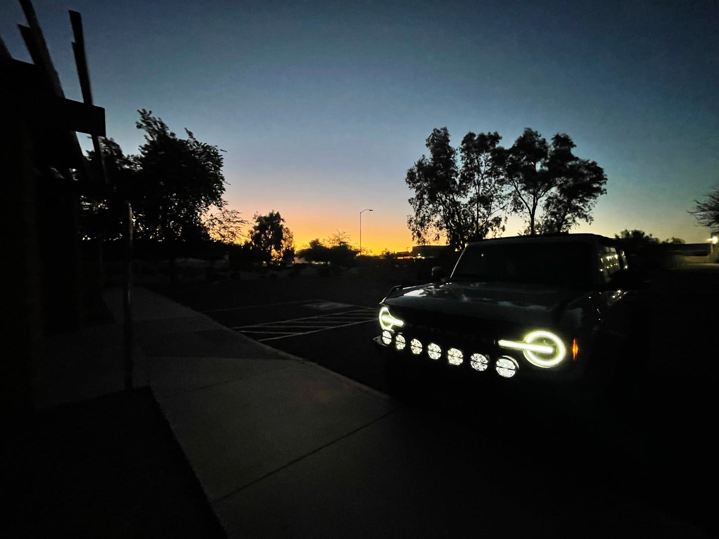 2022 Bronco Raptor Front Light Mount Kit - Use Any Light