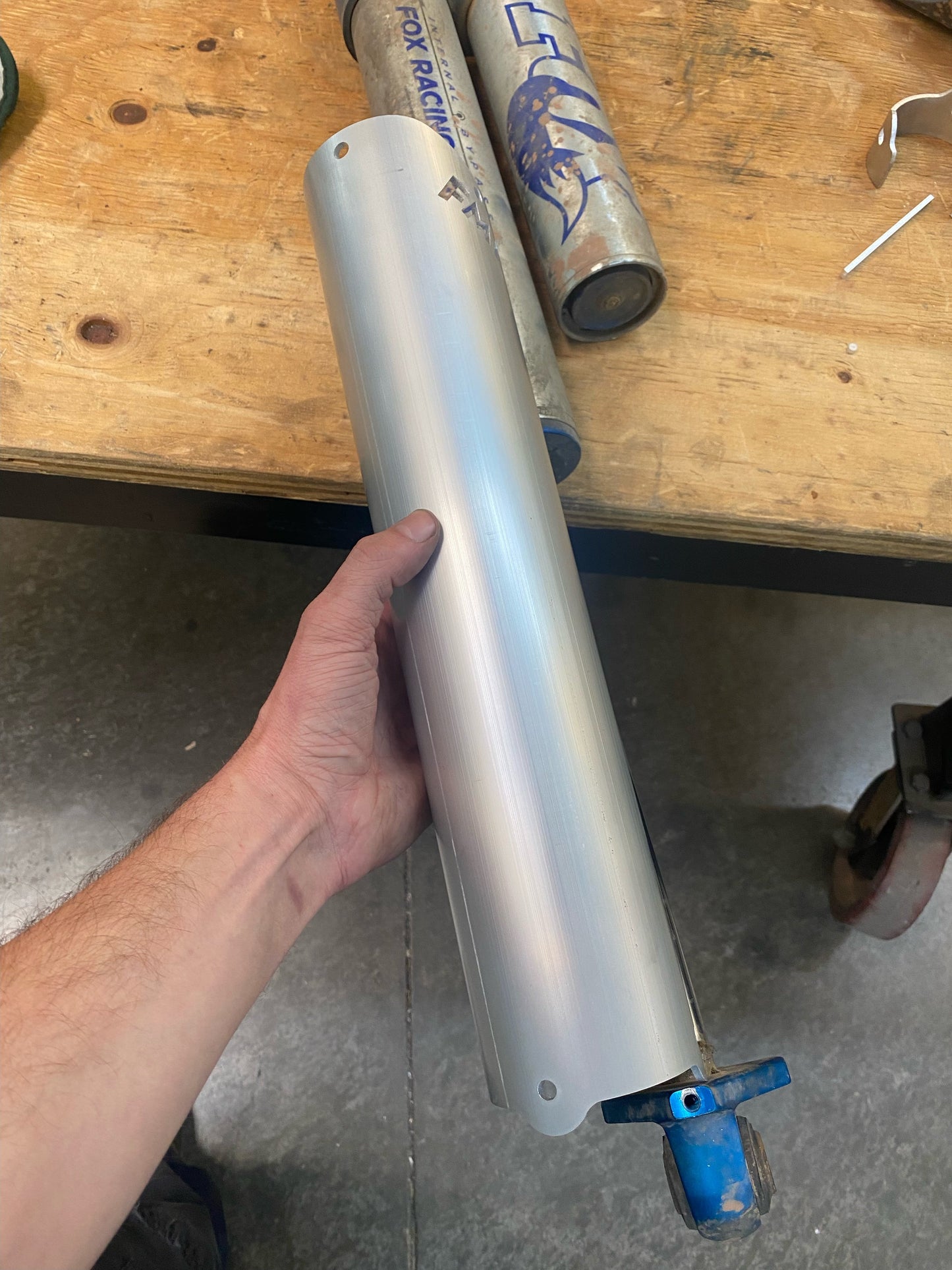 Full Length Aluminum Shock Guard REPLACEMENT for Gen 2 or Gen3 Ford Raptor/ Raptor R for Rear Shock - SINGLE