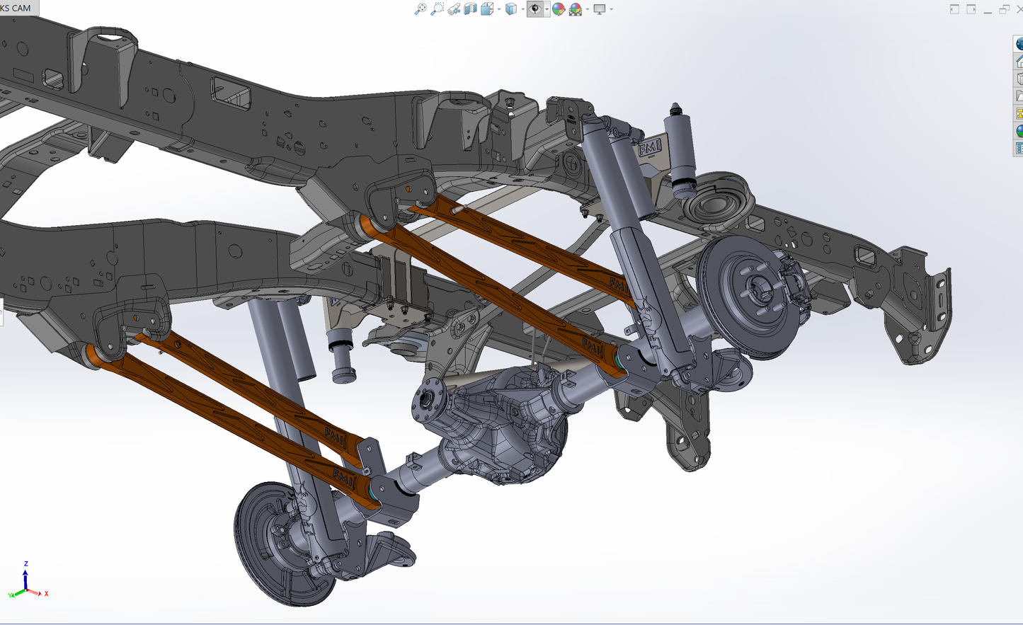 Gen 3 Raptor Billet Aluminum Rear Suspension Lower Arms - 2021 - 2025 Raptor