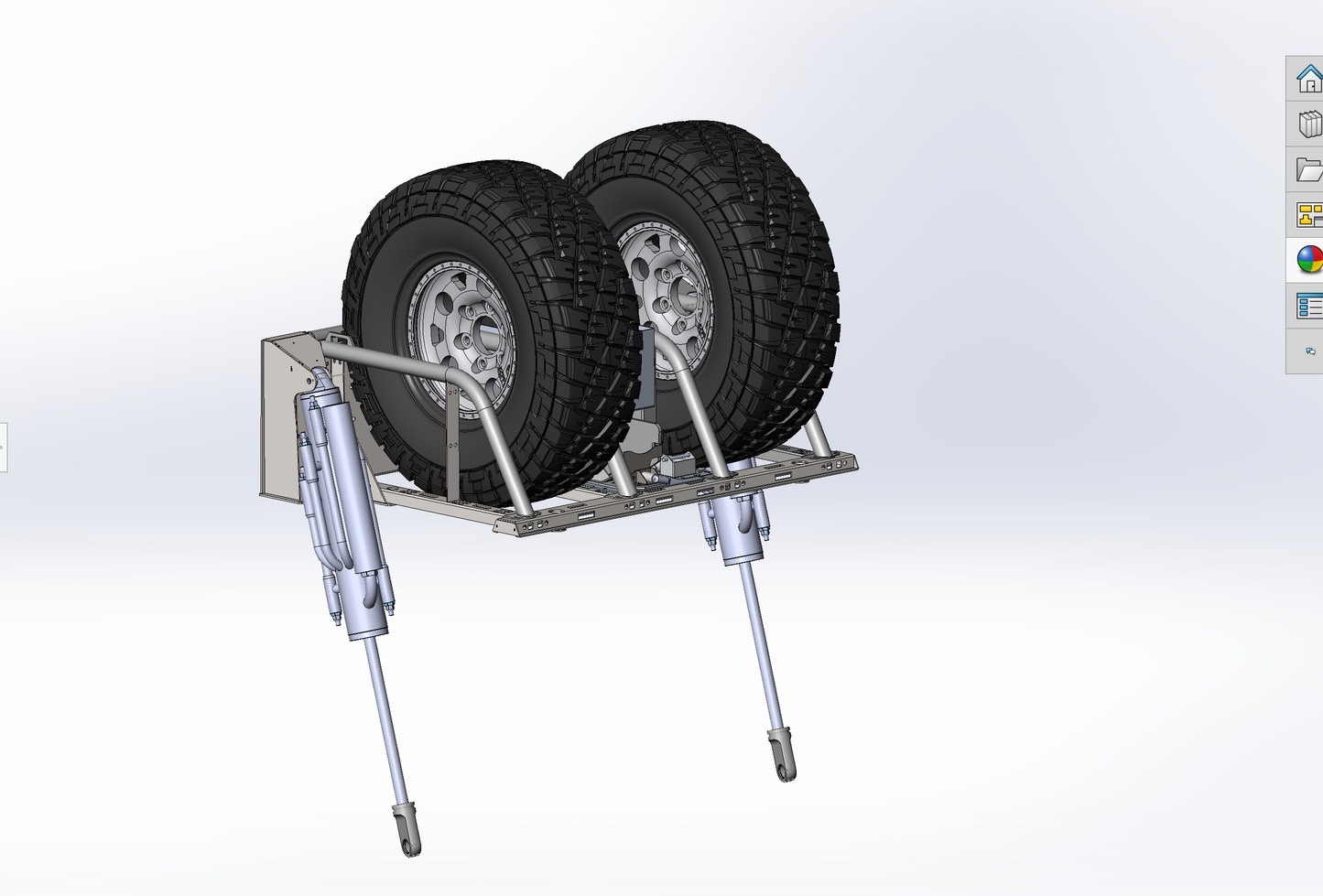 2017 - 2025 Raptor 20" Rear Travel Bed Organizer kit