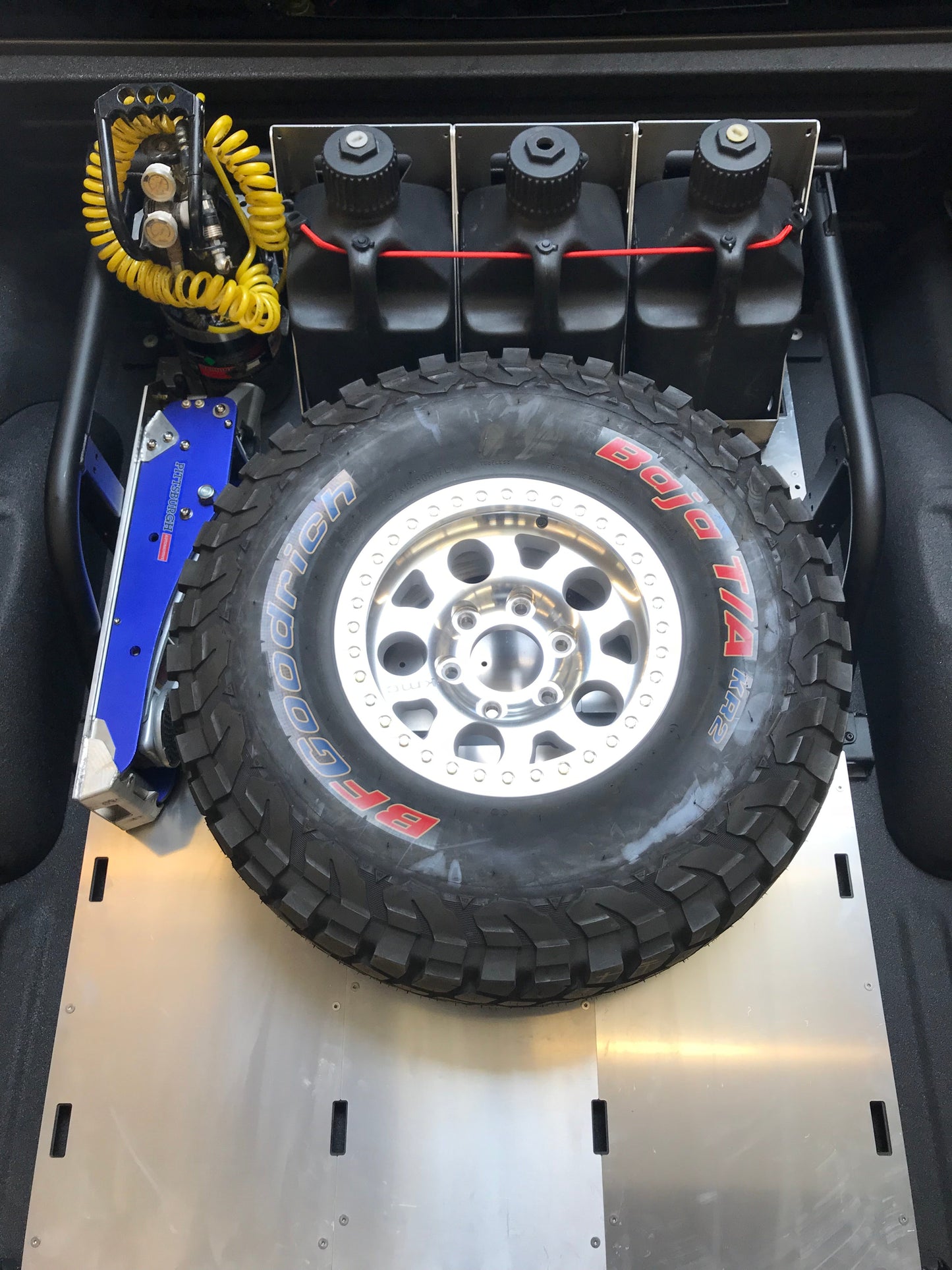 2017 - 2025 Raptor 20" Rear Travel Bed Organizer kit