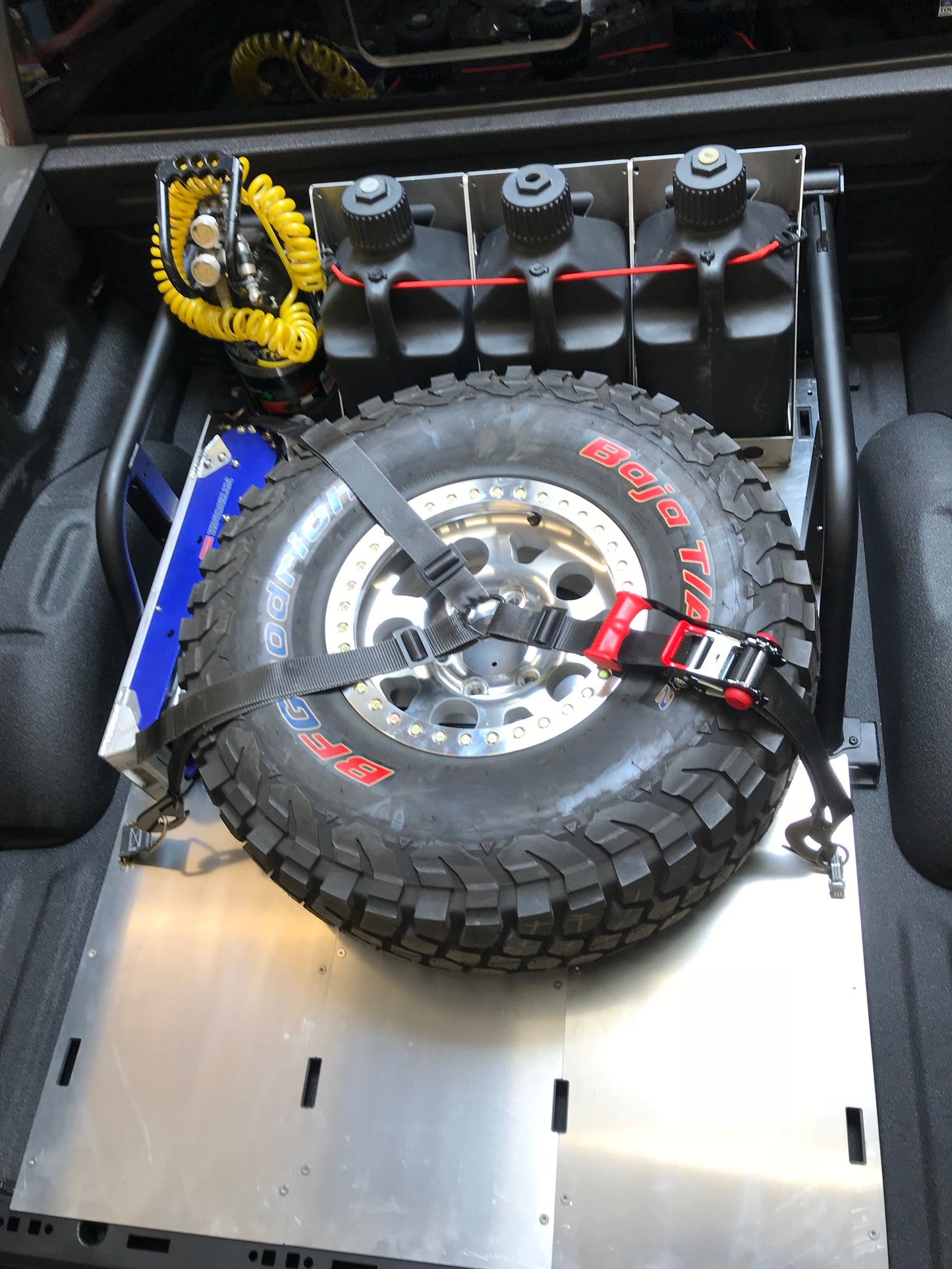2017 - 2025 Raptor 20" Rear Travel Bed Organizer kit