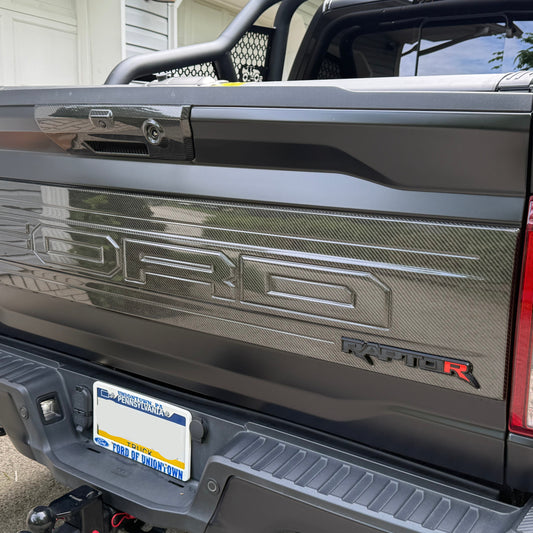2021-2026 Ford Raptor/R Carbon Fiber Tailgate Panel