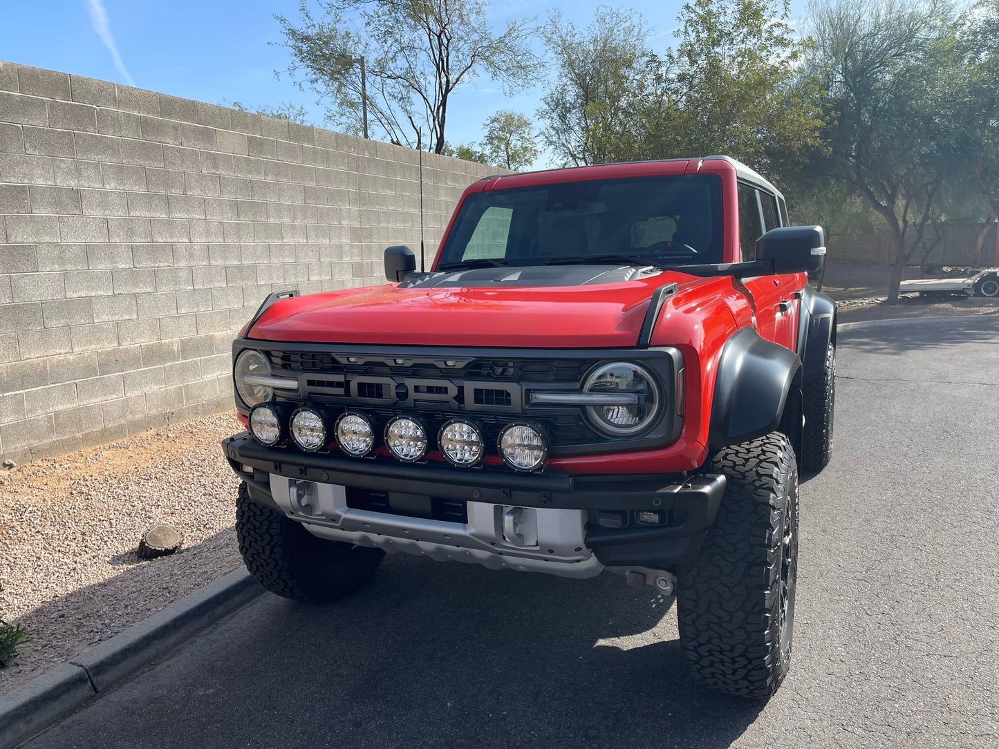2022 Bronco Raptor Front Light Mount Kit - Use Any Light