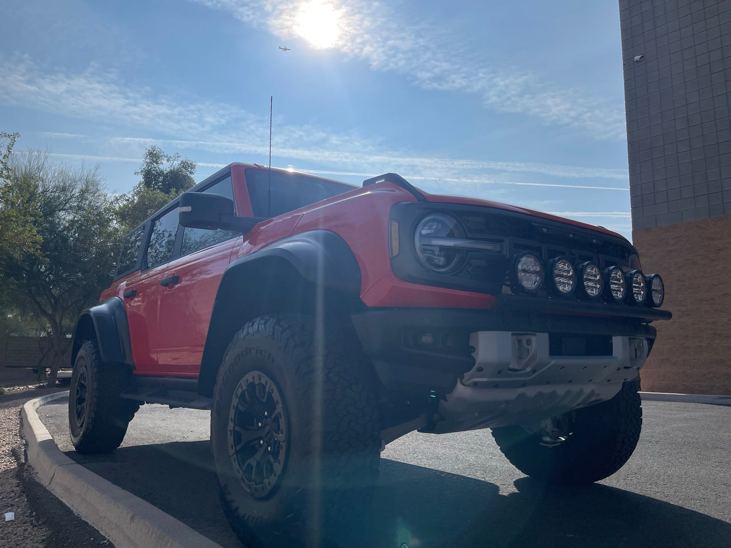 6th Gen Bronco Front Light Mount Kit for Modular Stock Front Bumper - Use Any Light