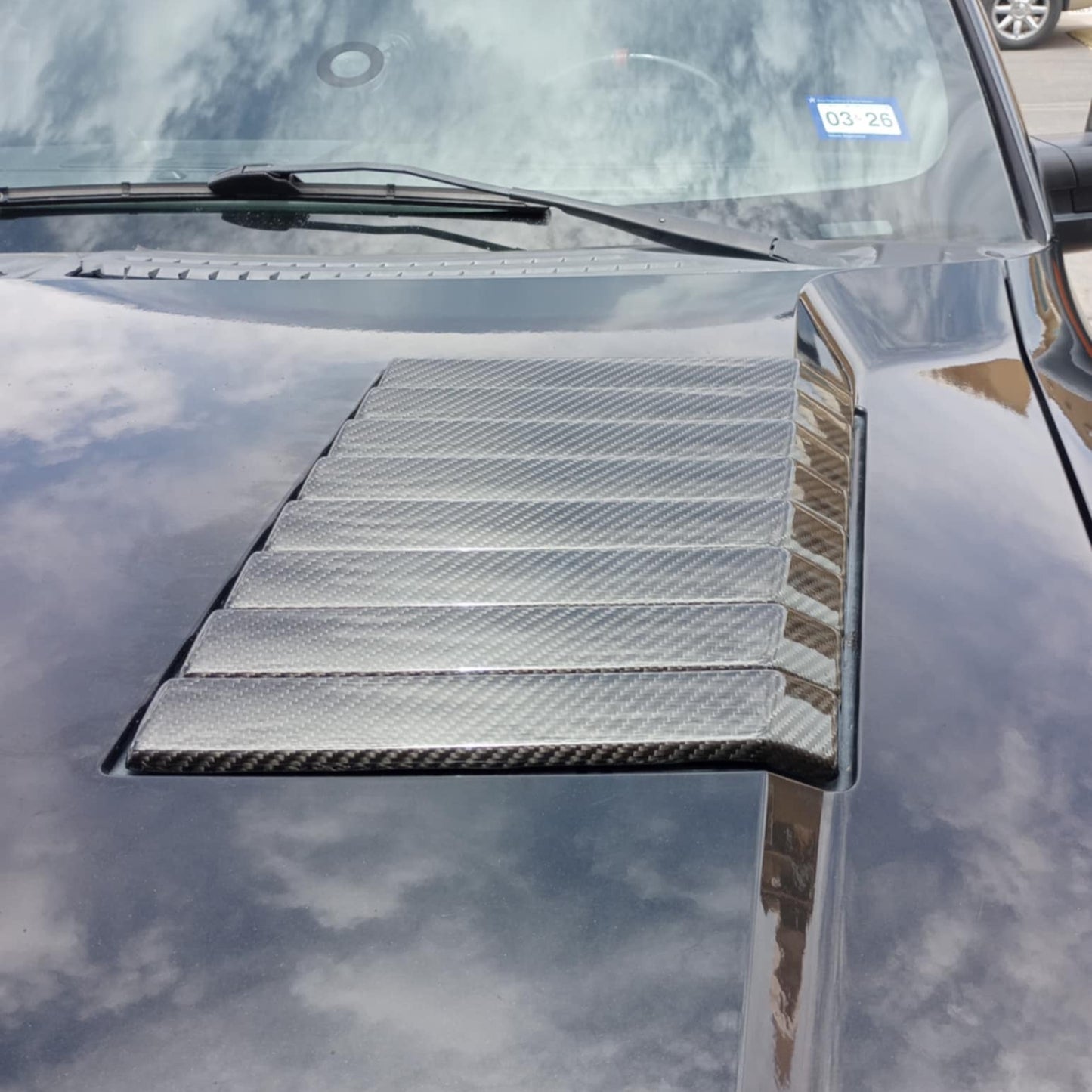 2010-2014 Ford Raptor SVT Replacement Carbon Fiber Hood Vents
