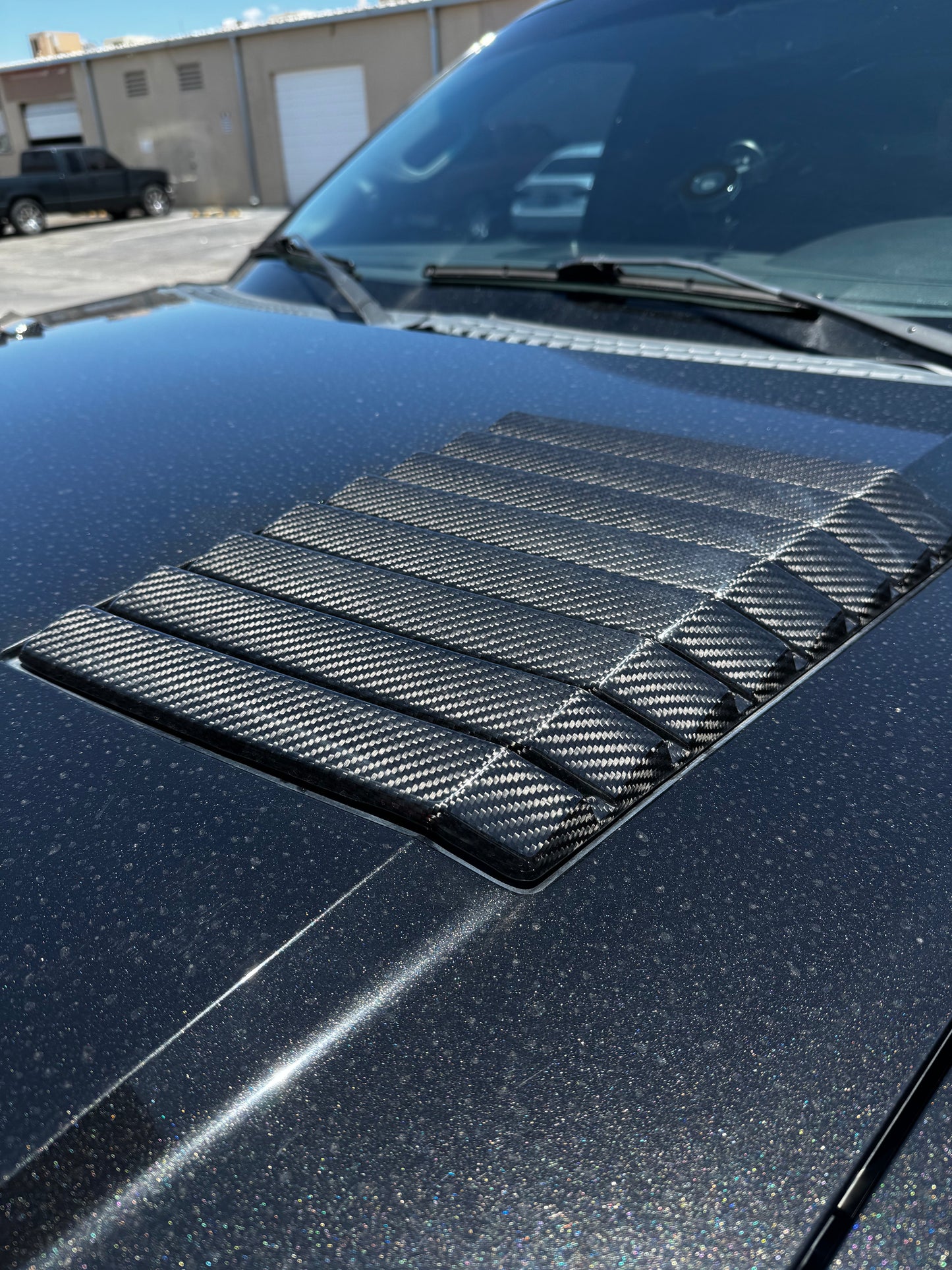 2010-2014 Ford Raptor SVT Replacement Carbon Fiber Hood Vents