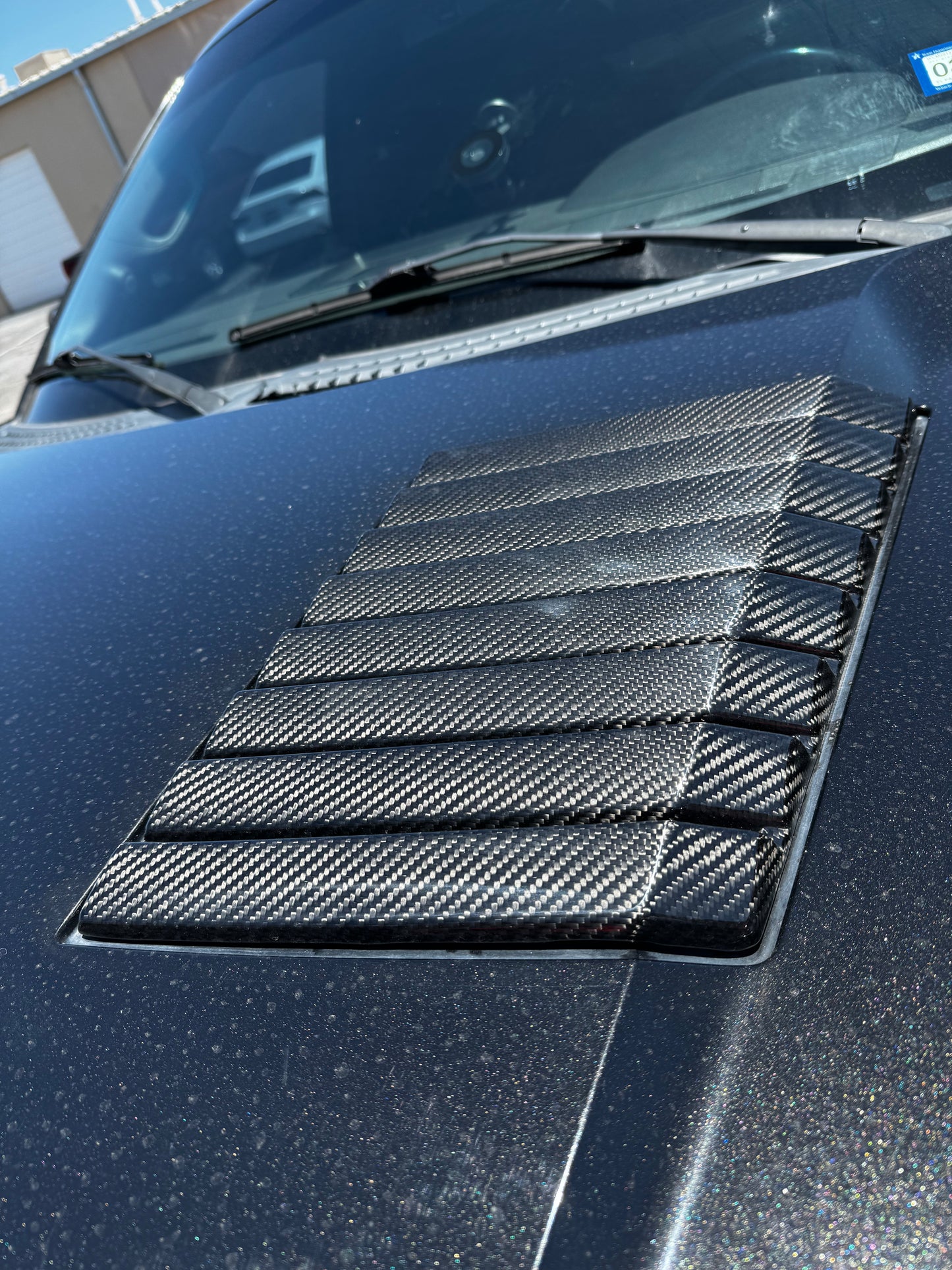 2010-2014 Ford Raptor SVT Replacement Carbon Fiber Hood Vents