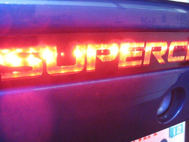 3RD Brake Light Lens Vinyl Decal Overlay - Your Text (2003/2004 Cobra)
