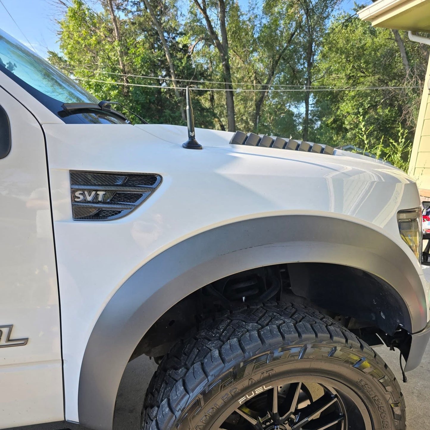 2010-2014 Ford Raptor SVT Replacement Carbon Fiber Side Fender Vent Trim