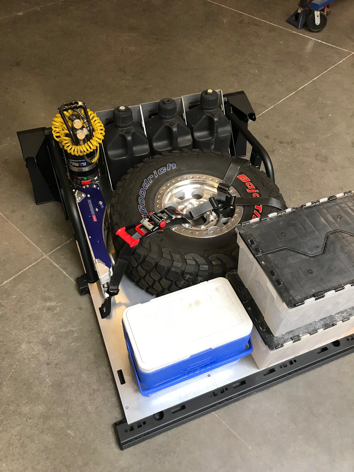 2017 - 2025 Raptor 20" Rear Travel Bed Organizer kit