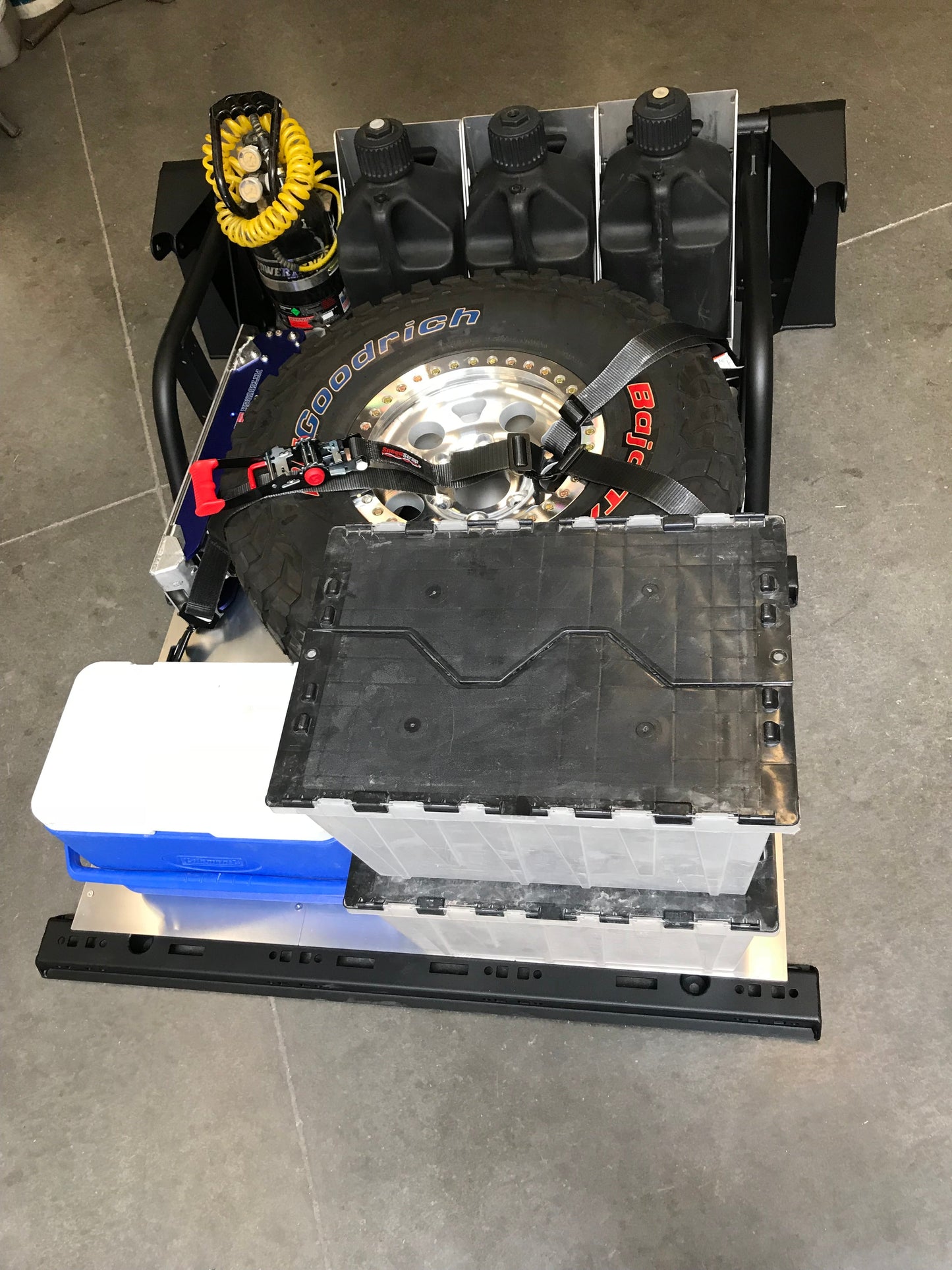 2017 - 2025 Raptor 20" Rear Travel Bed Organizer kit