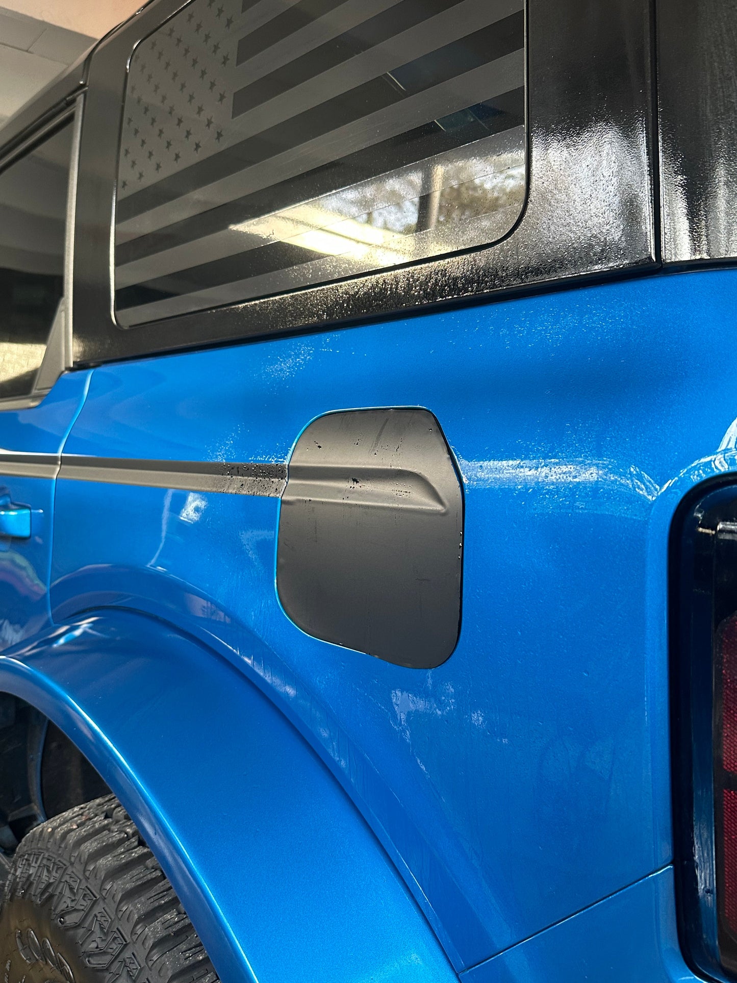 Gas Door Vinyl Overlay (2021-2023 Bronco)