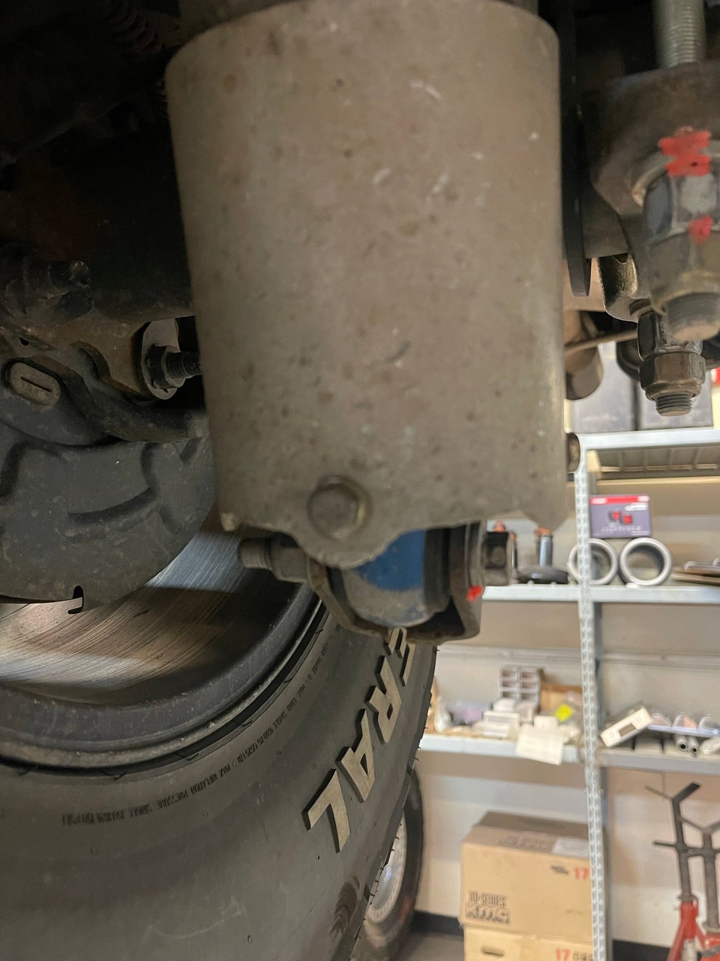 2017 - 2025 Ford Raptor shock guard for rear shock