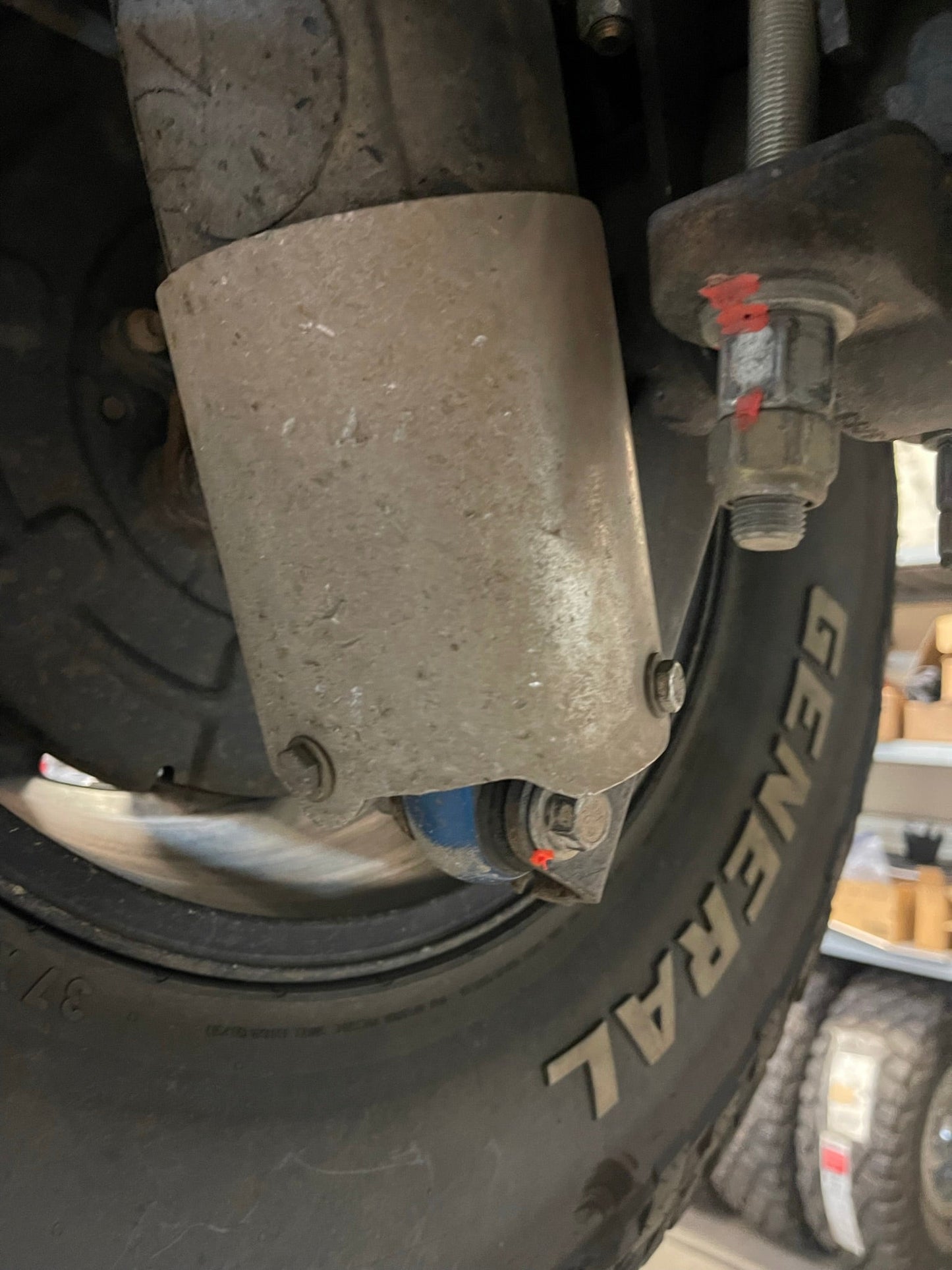 2017 - 2025 Ford Raptor shock guard for rear shock