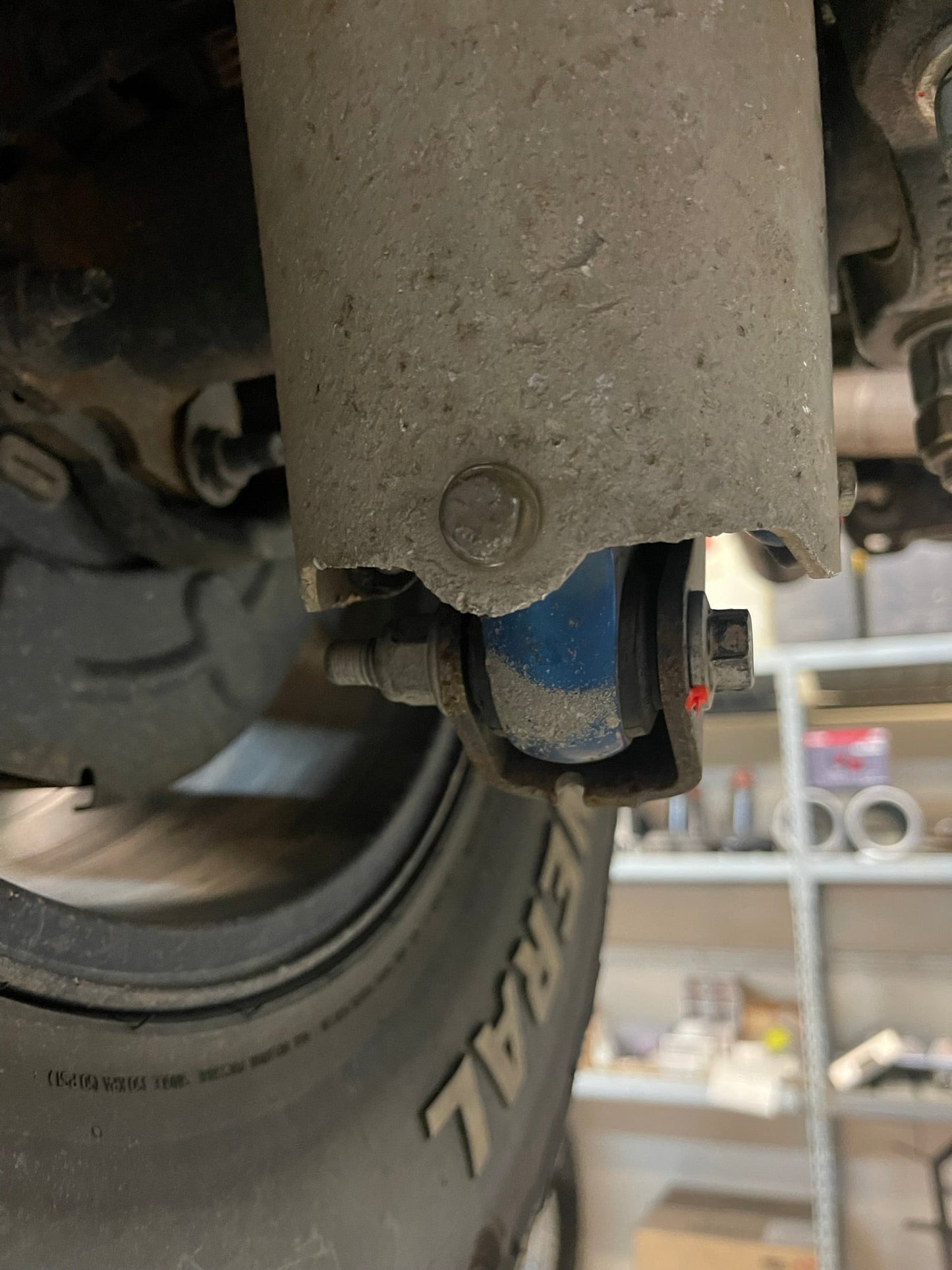 2017 - 2025 Ford Raptor shock guard for rear shock