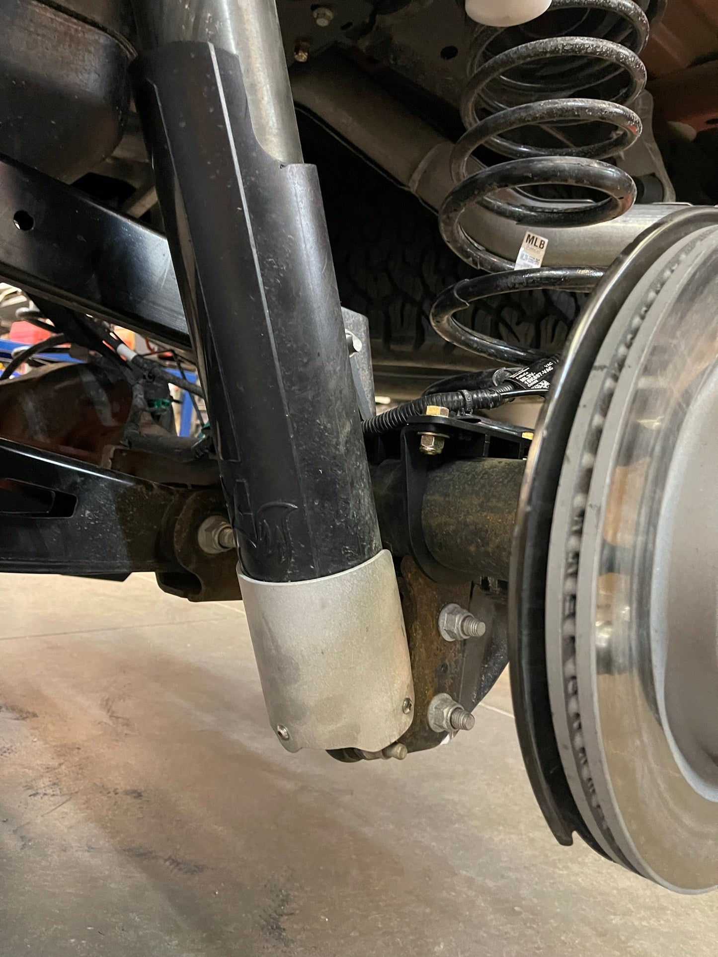 2017 - 2025 Ford Raptor shock guard for rear shock
